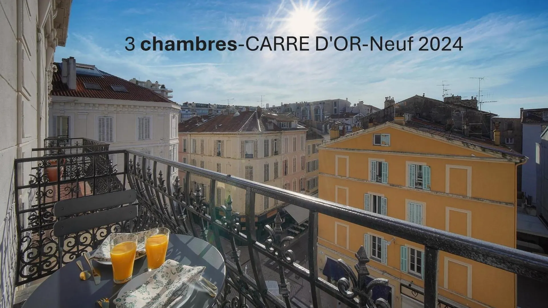 戛纳Exceptionnel 4 Pieces Balcon Carre D Or A3B129公寓